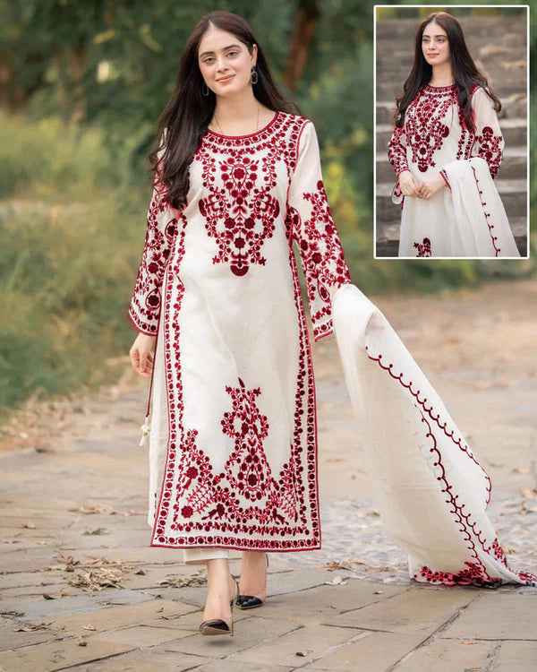 Jan-e Jannat Organza 3-piece