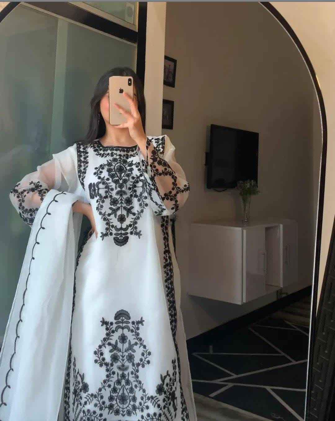 Jan-e Jannat Organza 3-piece