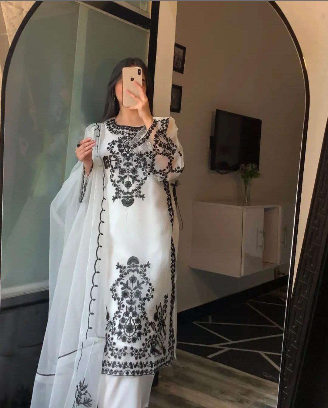 Jan-e Jannat Organza 3-piece